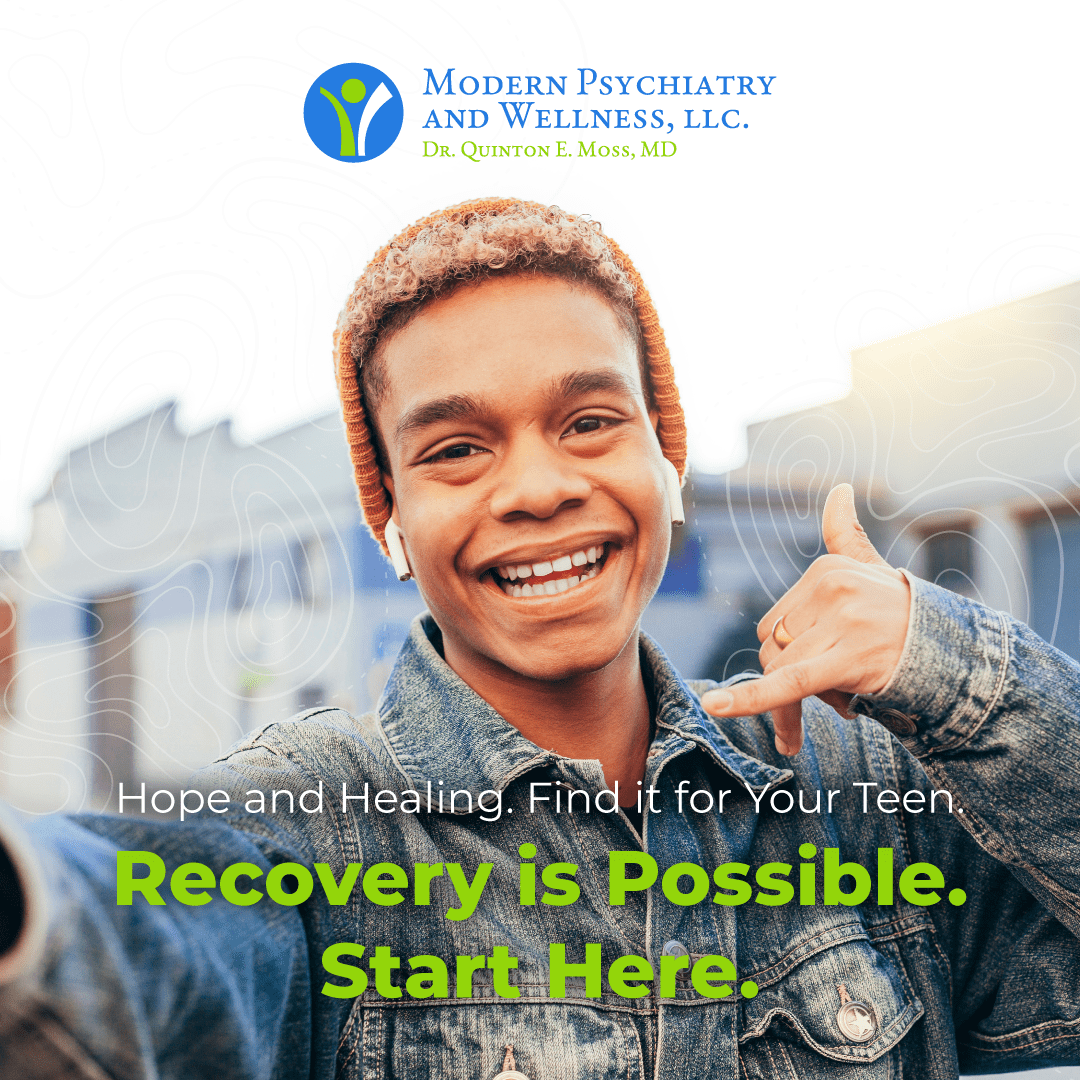 Hope and healing. Find it for your teen. Recovery is possible. Start here.